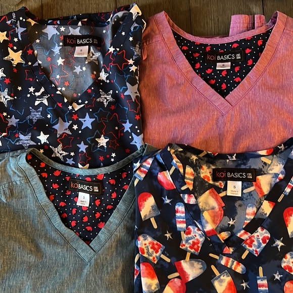 Koi scrub tops - Picture 3 of 4